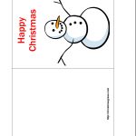 Free Printable Photo Christmas Card Templates   Tutlin.psstech.co   Free Printable Card Templates