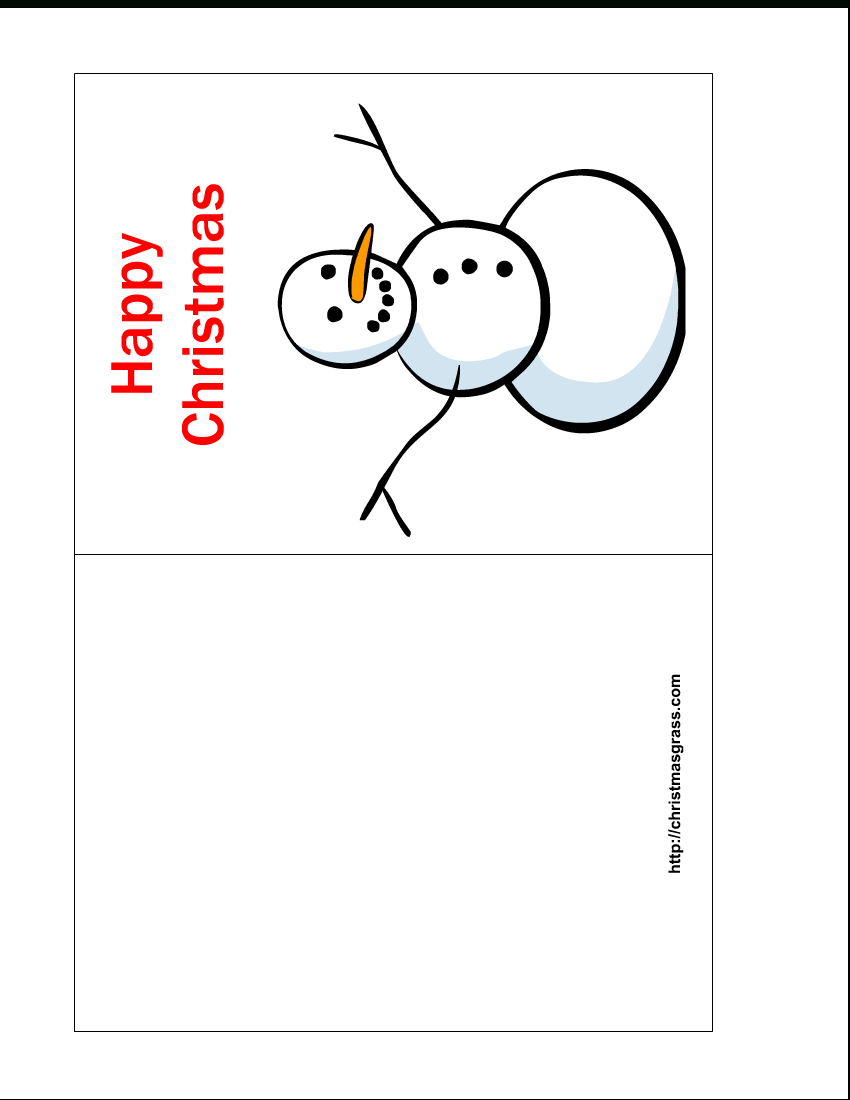 Free Printable Photo Christmas Card Templates - Tutlin.psstech.co - Free Printable Card Templates