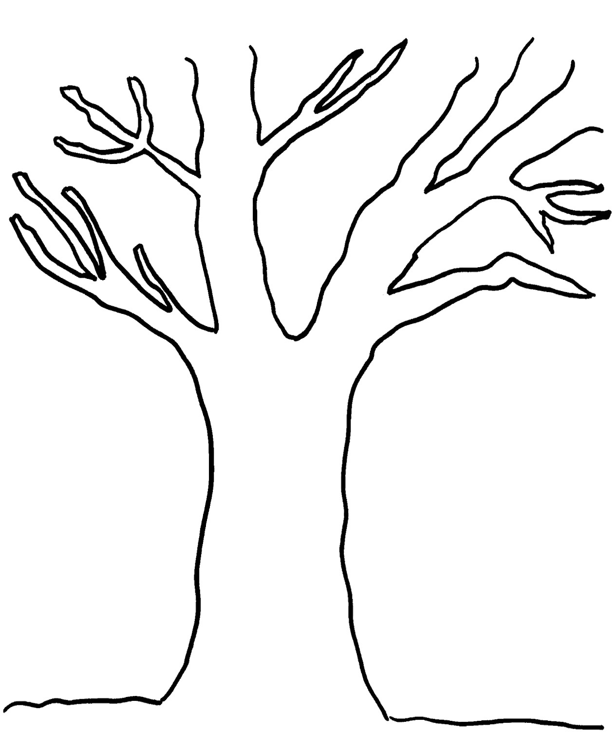 Free Printable Pictures Of Trees, Download Free Clip Art, Free Clip - Free Printable Tree Template