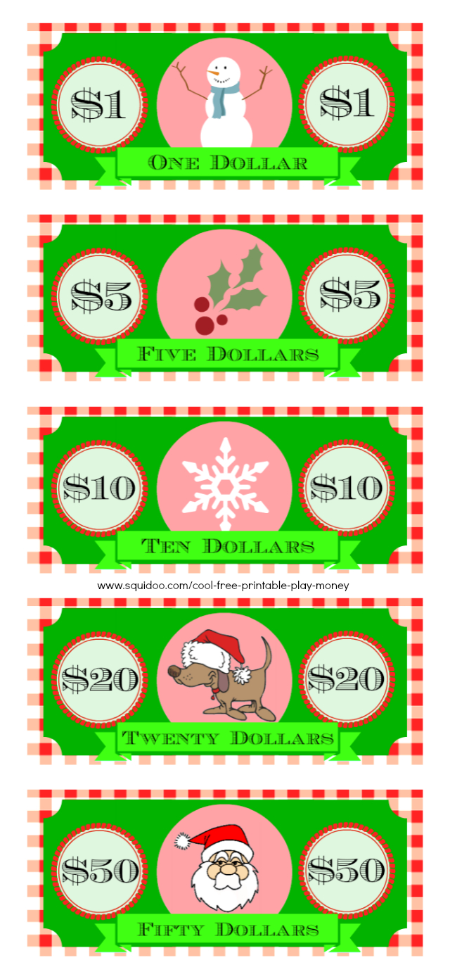 Free Printable Play Money Kids Will Love | Elf On A Shelf - Free Printable Money For Kids
