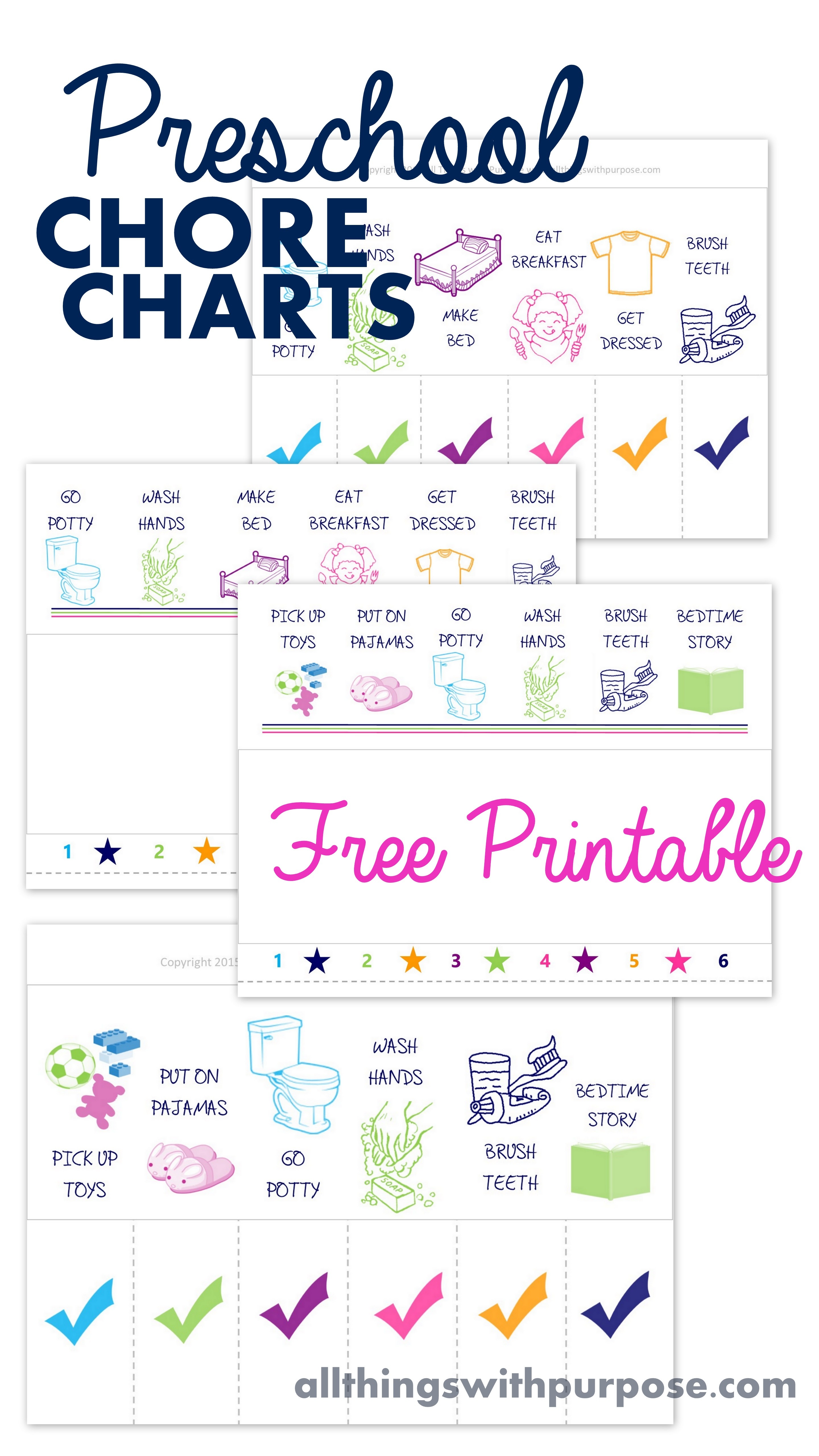 Free Printable Chore Chart Ideas Free Printable