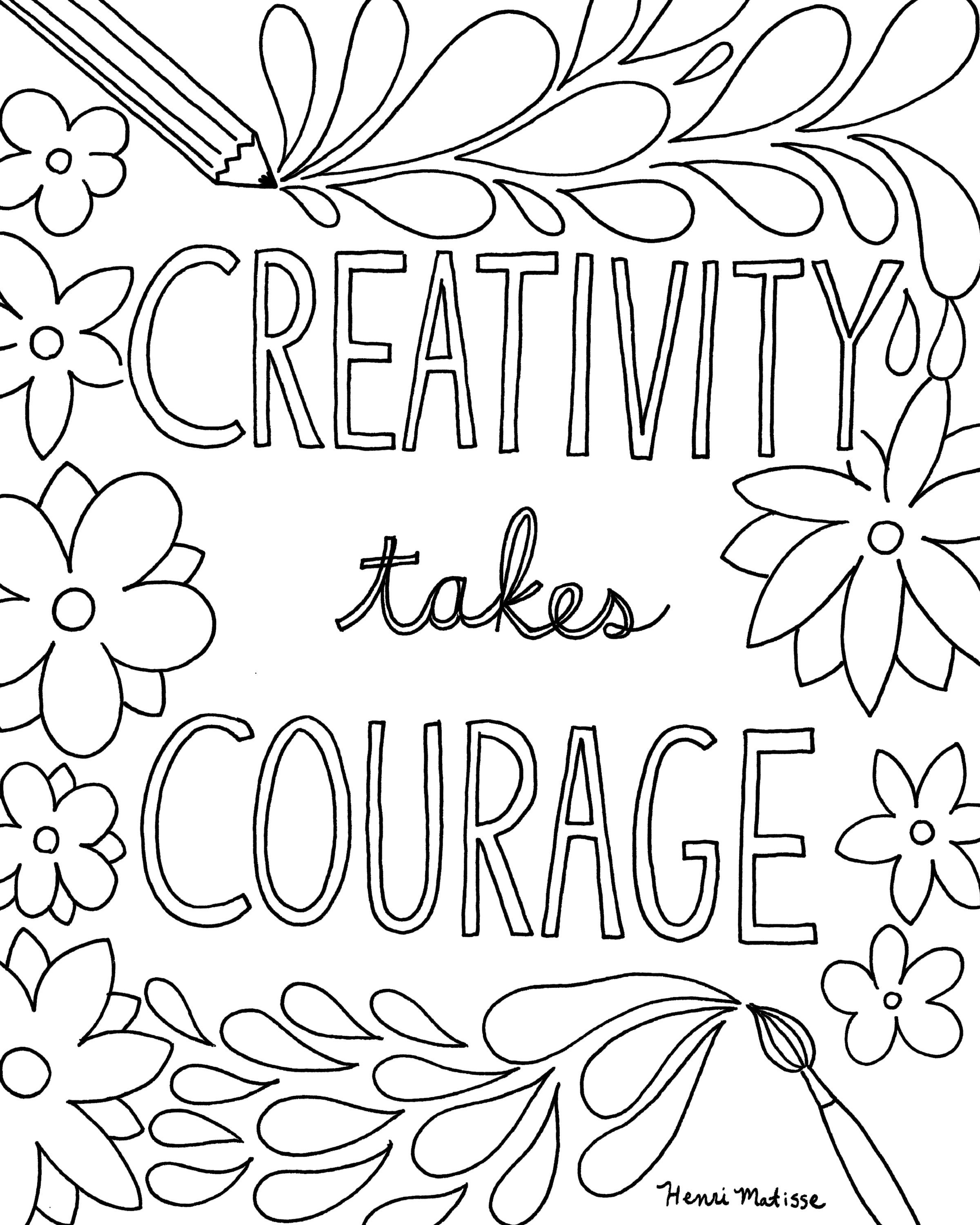 Free Printable Quote Coloring Pages For Grown-Ups | Drawing And - Www Free Printable Coloring Pages