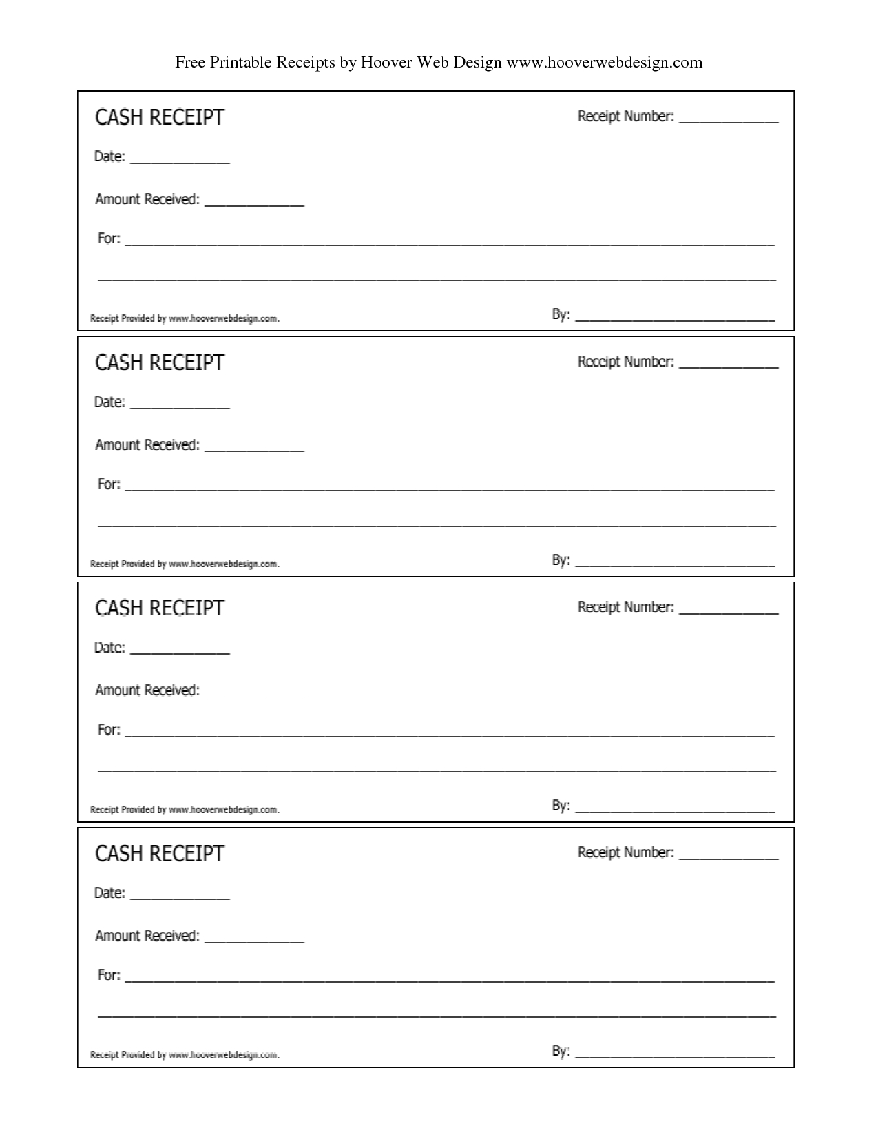 Free Printable Rent Receipt Template Download Online Form Invoice