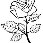Free Printable Roses Coloring Pages For Kids | For The Home | Rose   Free Printable Roses