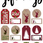 Free Printable Rustic And Plaid Gift Tags   Yellow Bliss Road   Free Printable Christmas Tags