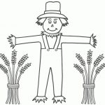 Free Printable Scarecrow Coloring Pages For Kids | Clip Art   Free Scarecrow Template Printable