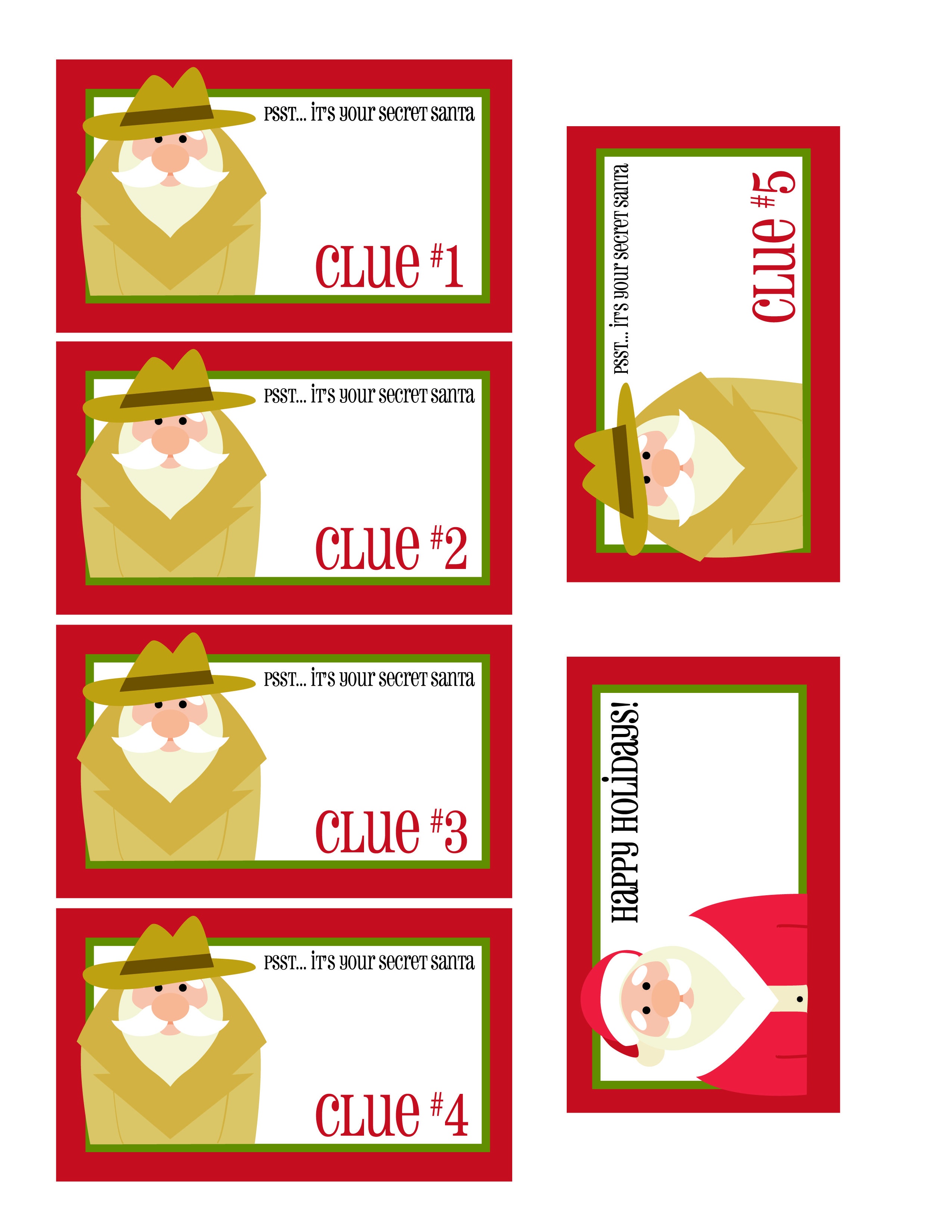 Free Printable Secret Santa Gift Tags Be The Best Secret Santa Ever - Free Printable Santa Gift Tags