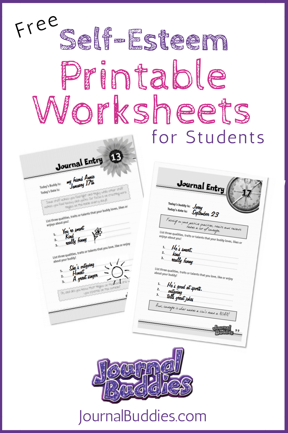 Free Printable Self Esteem Worksheet For Kids | Creative Teaching - Free Printable Self Esteem Bingo