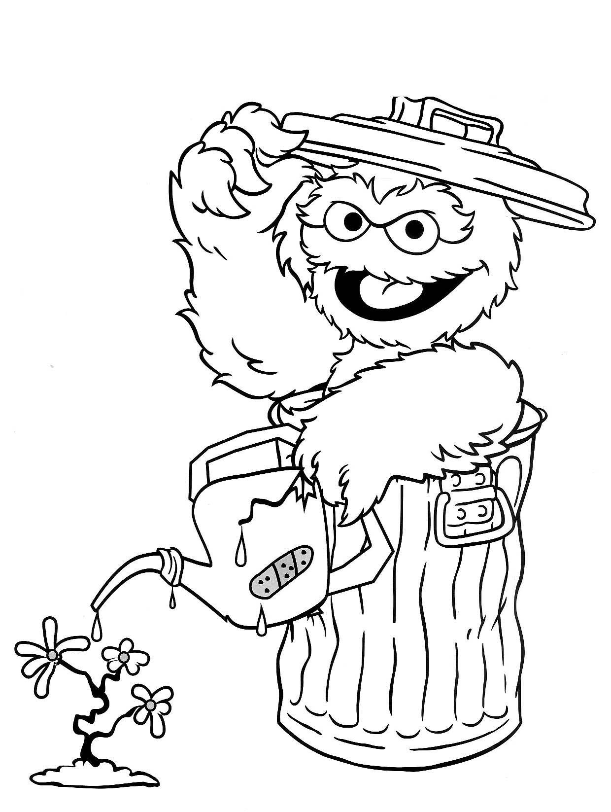 Free Printable Sesame Street Coloring Pages For Kids - Free Printable Coloring Pages Sesame Street Characters
