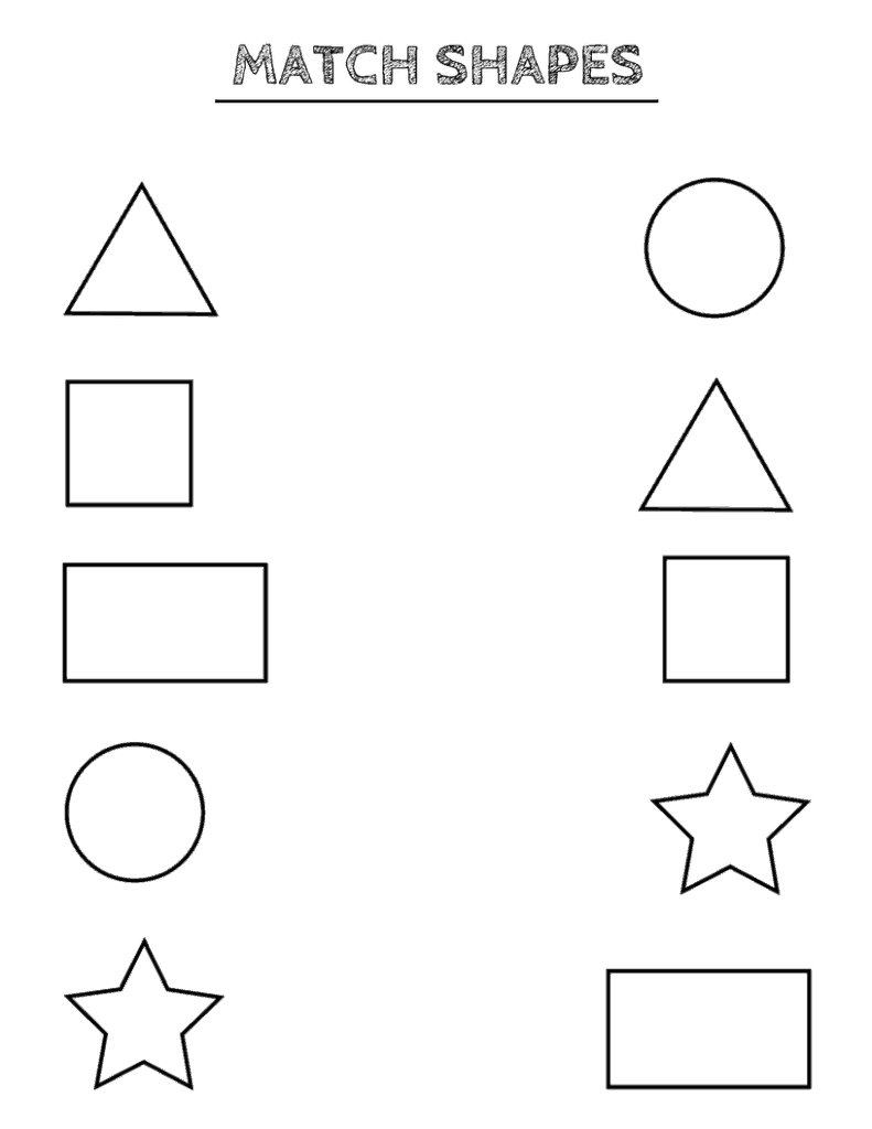 Free Printable Shapes Worksheets For Toddlers And Preschoolers - Free Printable Activities For Preschoolers