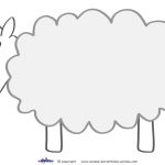 Free Printable Sheep Template | Colors And Things | Sheep Template   Free Printable Sheep Mask