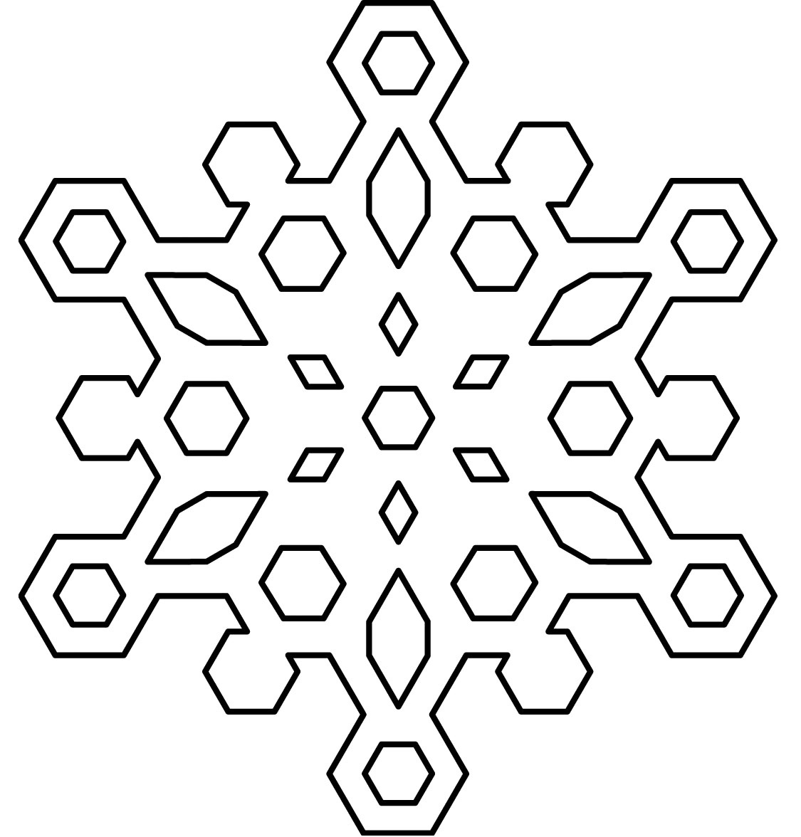 Free Printable Snowflake Coloring Pages For Kids - Free Printable Snowflakes