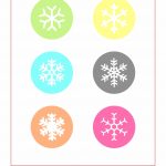 Free Printable Snowflake T Tags   Christmas Day Free Png Images   Free Printable Snowflakes