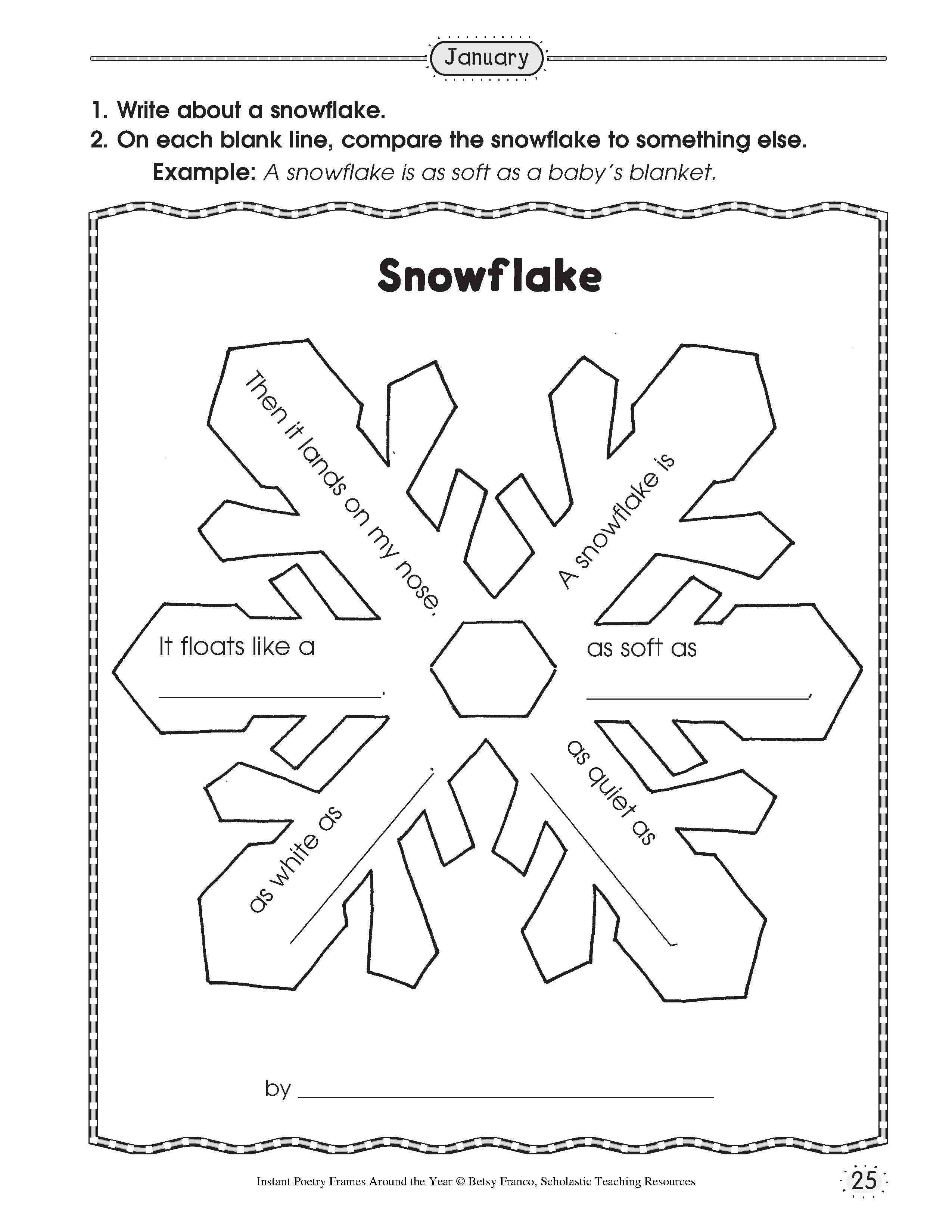 Free Printable Snowflake Template. Printable Snowflake Template - Snowflake Template Free Printable