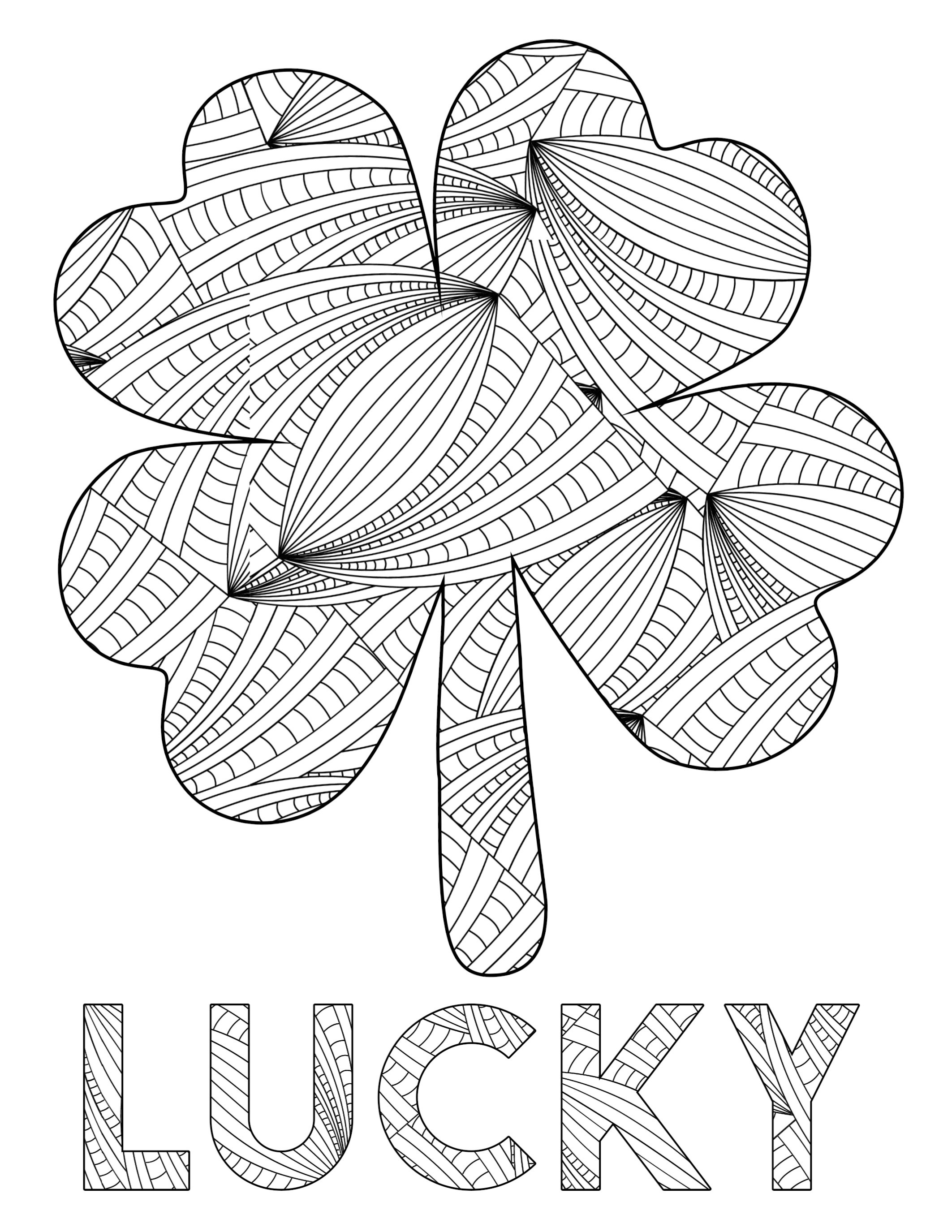 Free Printable St. Patrick's Day Coloring Sheets - Paper Trail Design - Free Printable Saint Patrick Coloring Pages