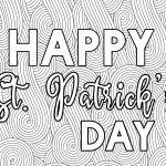 Free Printable St. Patrick's Day Coloring Sheets   Paper Trail Design   Free Printable St Patrick Day Coloring Pages