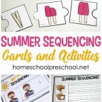 Free Printable Summer Sequencing Cards For Preschoolers   Free Printable Sequencing Cards For Preschool