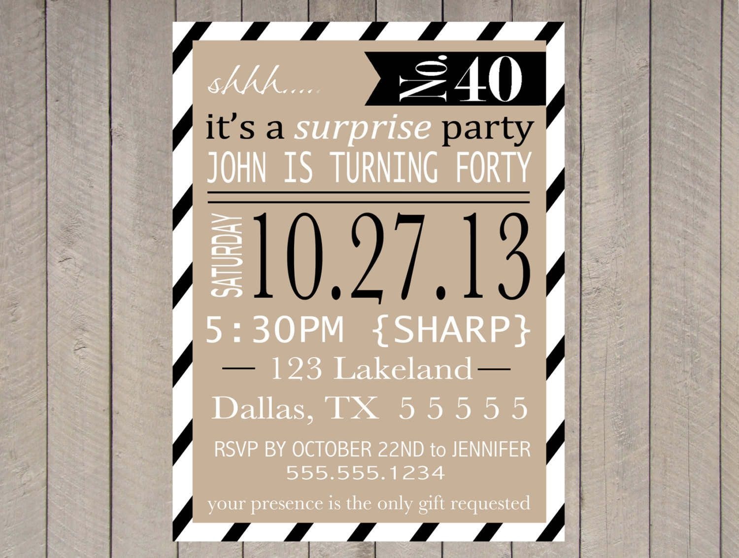 Free Printable Surprise 60Th Birthday Invitations | Free Printable