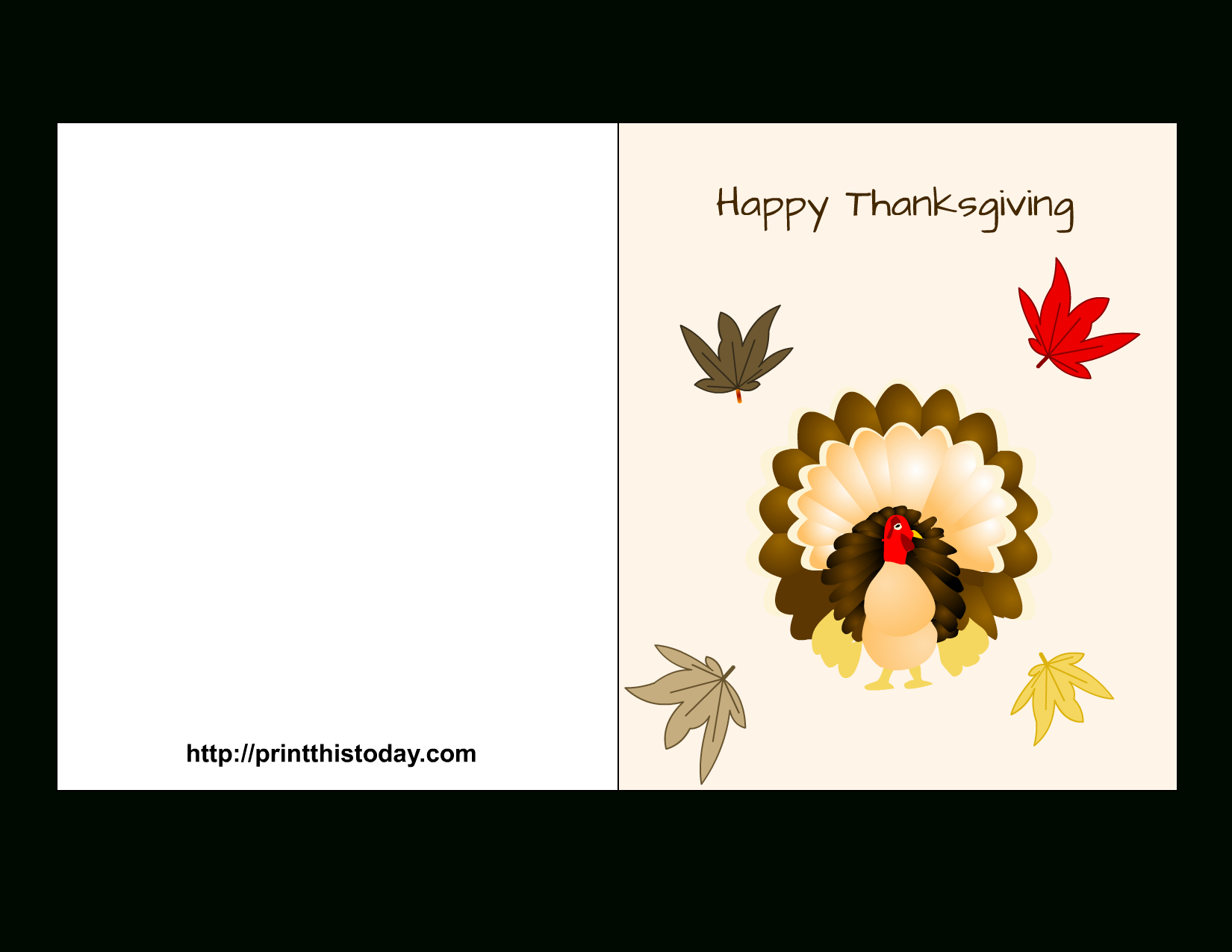 Free Printable Thanksgiving Cards - Free Printable Thanksgiving Cards