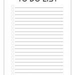 Free Printable To Do Checklist Template   Paper Trail Design   Free Printable Checklist