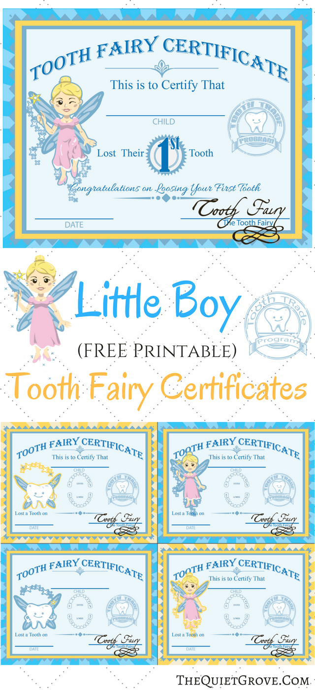 Free Printable Tooth Fairy Certificates | Kid's Boy/girl Stuff - Tooth Fairy Stationery Free Printable