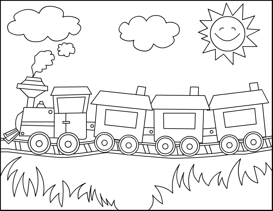Free Printable Train Coloring Pages For Kids - Free Printable Train Pictures