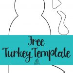 Free Printable Turkey Template. Easy Peasy | Kids Thanksgiving   Free Printable Turkey Craft