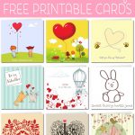 Free Printable Valentine Cards   Free Printable Cat Valentine Cards