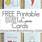 Free Printable Valentine's Day Cards And Gift Tags | Reindeer   Free Printable Valentine Cards For Husband