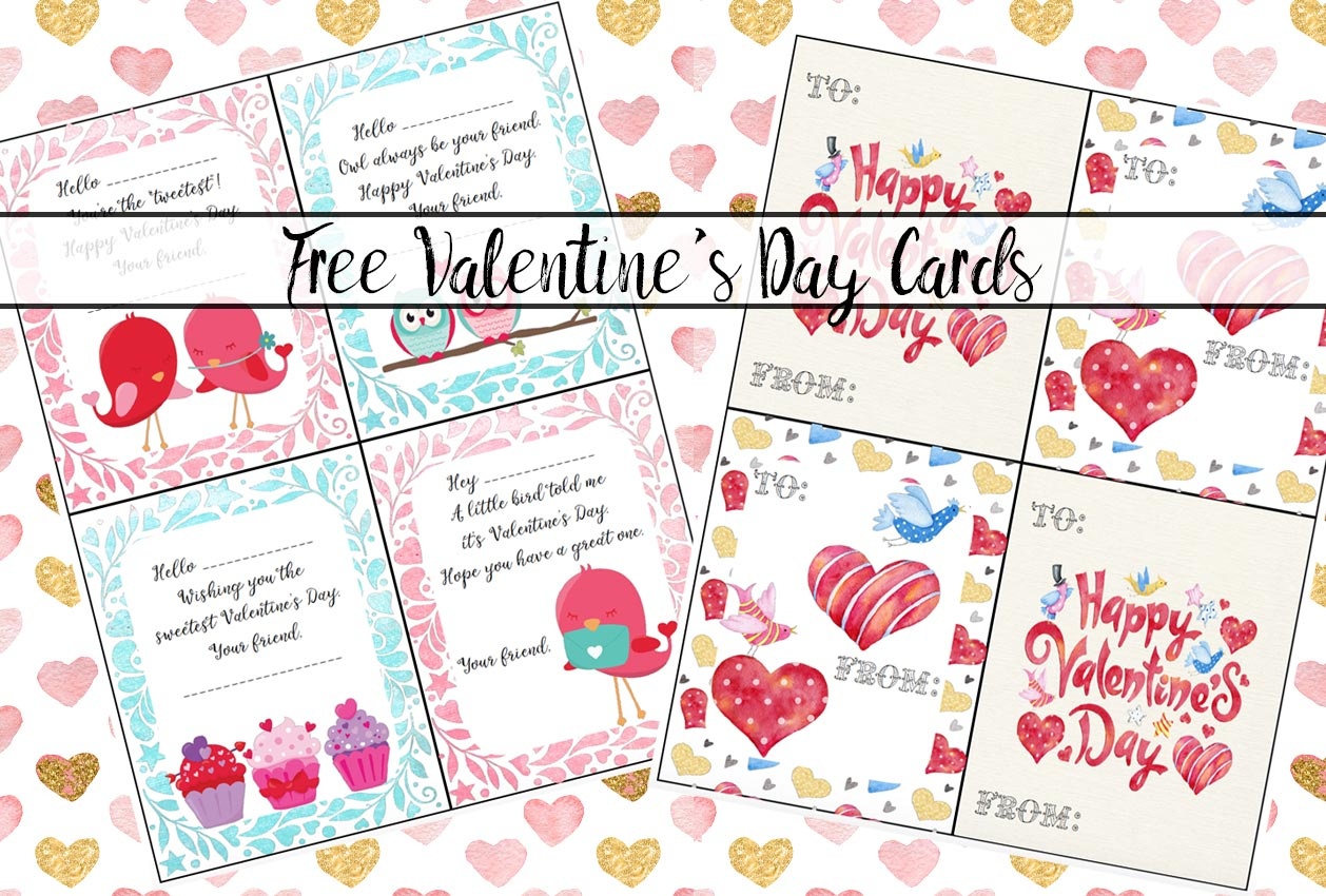 Free Printable Valentine&amp;#039;s Day Cards For Kids - Free Printable Heart Designs