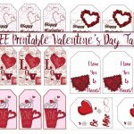 Free Printable Valentine's Day Gift Tags: Multiple Designs & Sizes   Free Printable Heart Designs