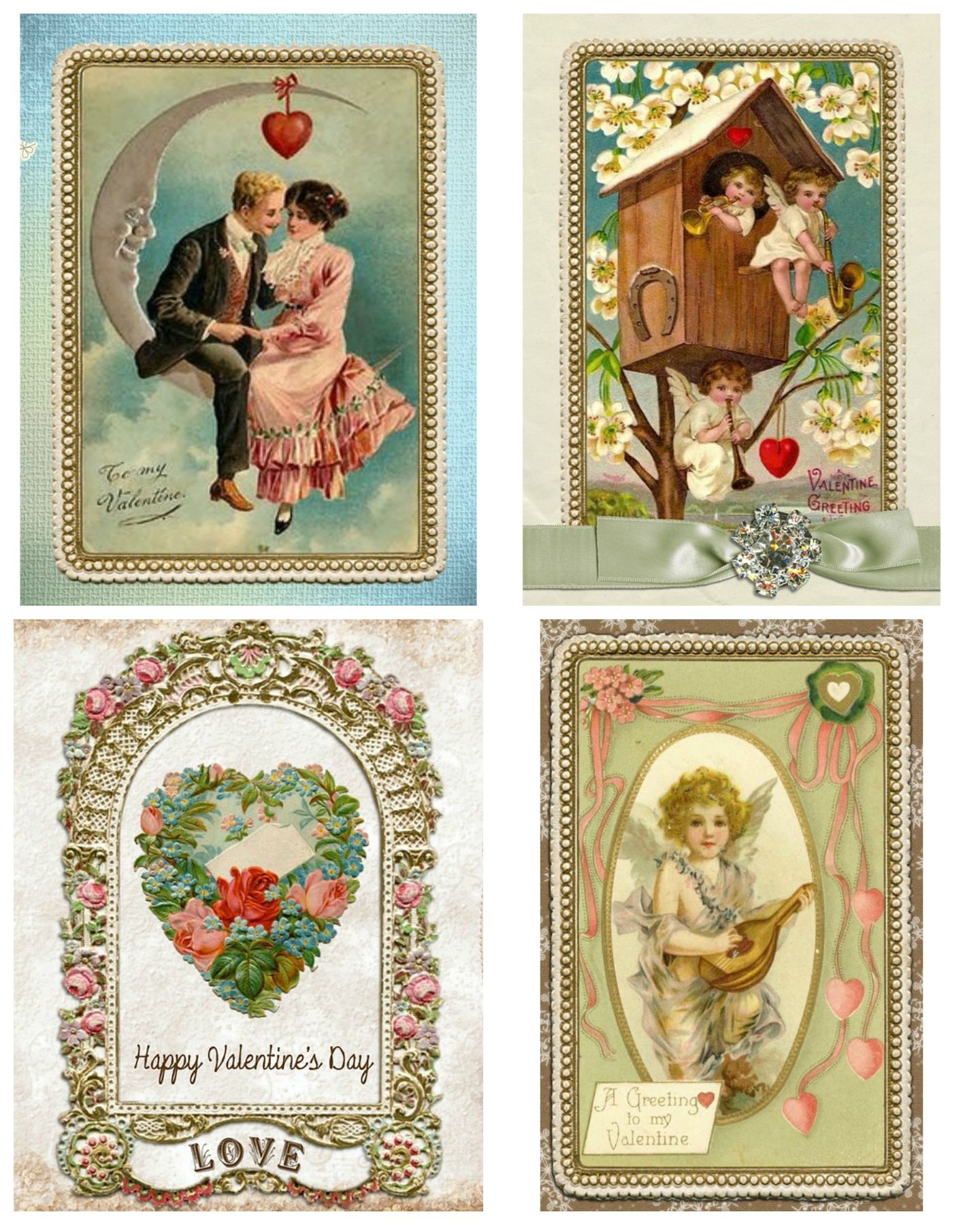 Free Printable Vintage Valentine&amp;#039;s Day Cards | Valentines Day - Free Printable Vintage Valentine Pictures
