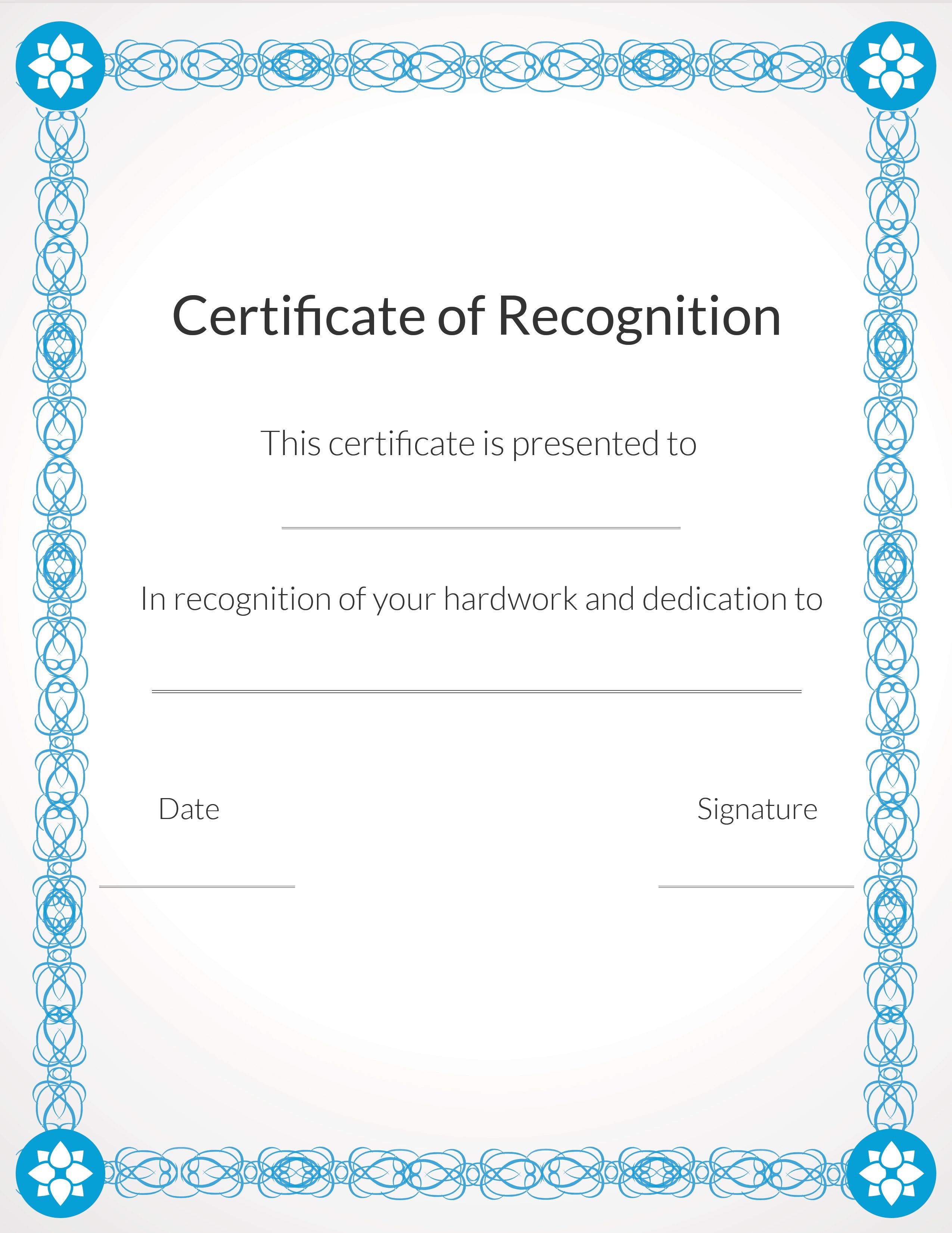 Free, Printable Volunteer Recognition And Appreciation Certificates - Free Printable Certificates For Students
