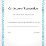 Free, Printable Volunteer Recognition And Appreciation Certificates   Free Printable Templates For Certificates Of Recognition