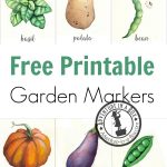 Free Printable Watercolour Garden Markers | Adventure In A Box   Free Printable Plant Labels
