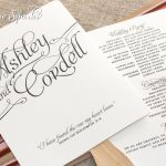 Free Printable Wedding Programs Templates | Request A Custom Order   Free Printable Fan Wedding Programs