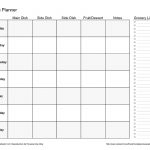 Free Printable Weekly Menu Planner (Pdf) From Vertex42 | Healthy   Weekly Menu Free Printable