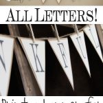 Free Printable Whole Alphabet Banner | Party And Holiday Decorations   Free Printable Welcome Banner Template
