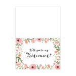 Free Printable Will You Be My Bridesmaid Card | Mountain Modern Life   Free Printable Will You Be My Maid Of Honor Card
