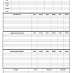 Free Printable Workout Logs: 3 Designs | Work Out Logs | Workout Log   Free Printable Workout Journal