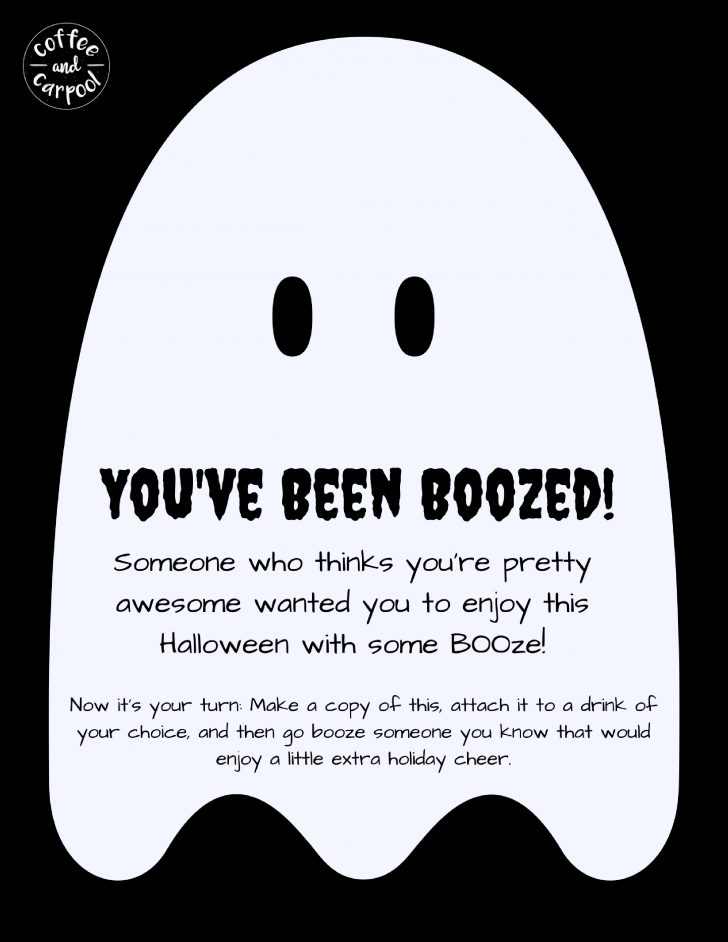 You Ve Been Boozed Free Printable