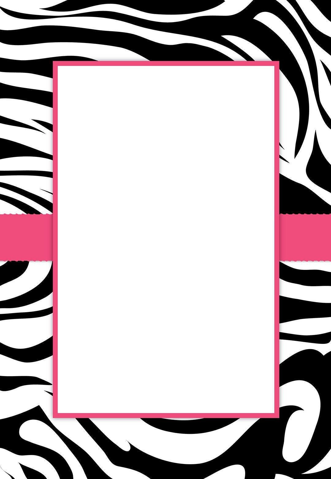 Free Printable Zebra Stripes Invitation. This Is Really A Great Site - Free Printable Zebra Baby Shower Invitations