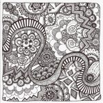 Free Printable Zentangle Coloring Pages For Adults   Free Printable Zentangle Templates