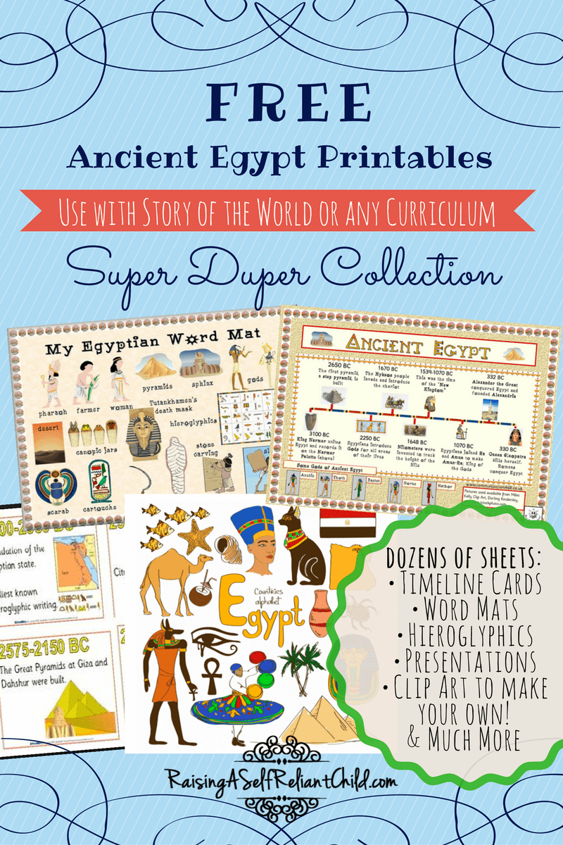 Free Printables Ancient Egypt Homeschool Resources | Ready To Learn - Free Printable Timeline Figures