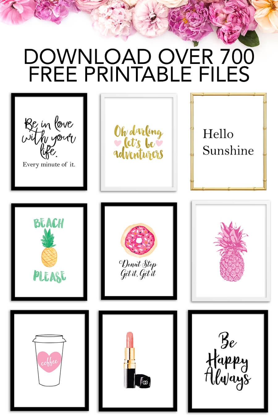 Free Printables - Download Over 700 Free Printable Files! - Chicfetti - Free Printable Images