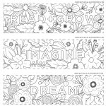 Free Printables} Read + Grow Coloring Bookmarks For Back To School   Free Printable Bookmarks