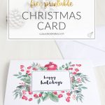 Free Printables: Two Elegant Printable Christmas Cards | The Crafty   Free Printable Xmas Cards