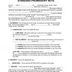 Free Promissory Note Templates   Pdf | Word | Eforms – Free Fillable   Free Printable Promissory Note