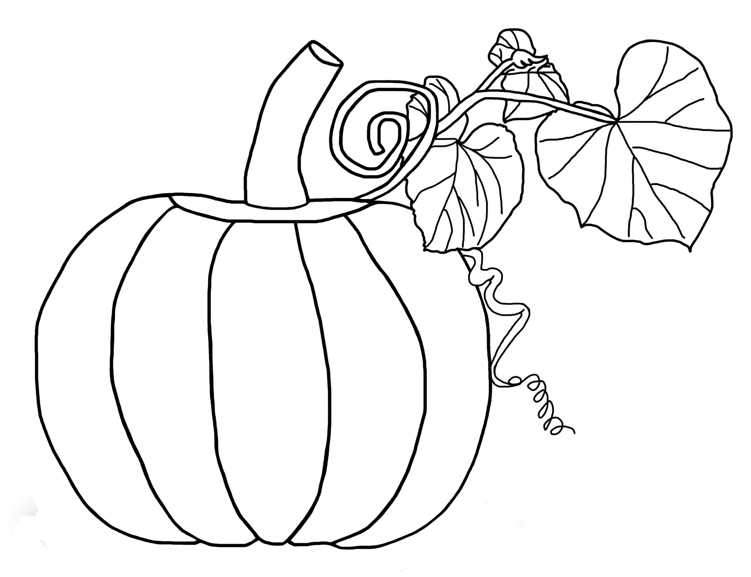 Free Pumpkin Coloring Pages For Kids - Free Printable Pumpkin Coloring Pages