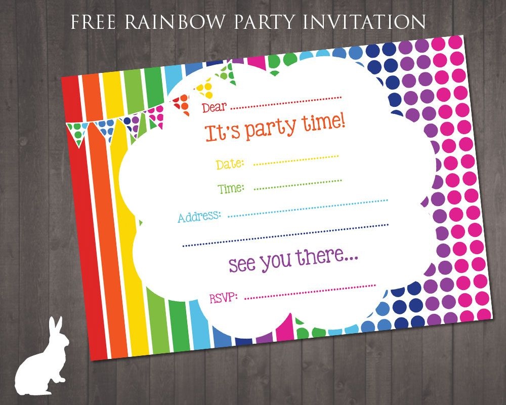Design Your Own Invitations Free Printable